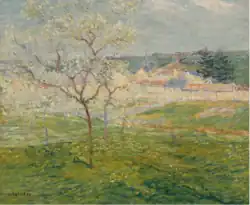 Verger au printemps