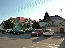 Centrum obce s obecním úřadem