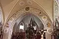 Vítězný oblouk s malbou A. Martana