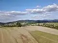 Nápis ValMez zdálky (srpen 2017)