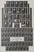 Celkový pohled na tablo VŠ 1922 až 1923