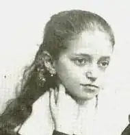 Sestra Otilie: Valerie Kafka („Valli“) (kolem roku 1898)