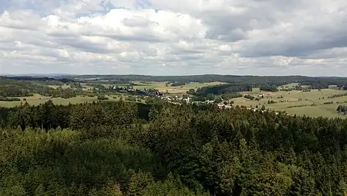 Pohled na Valtínov