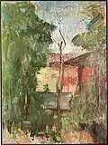 "Zahrada ve Valticích" olej na plátně, 1998
