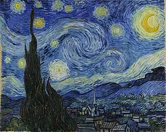Hvězdná noc, Vincent van Gogh