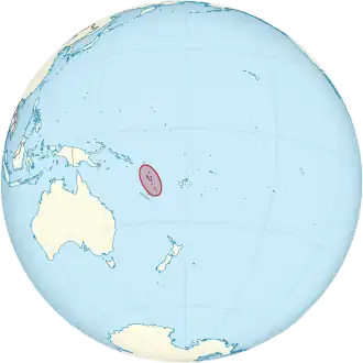 Poloha Vanuatu