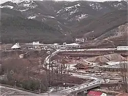 Staveniště tunelu