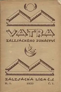 Obálka časopisu Vatra 1/1922