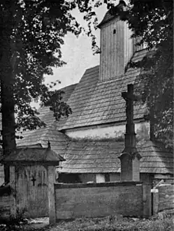 Kostel na fotografii v knize Kostel na dědině a v městečku, 1921