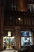 Veřejné hodiny na průčelí Mozartea