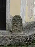 pamětní kámen u zvonice