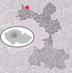 Veliká Ves na mapě