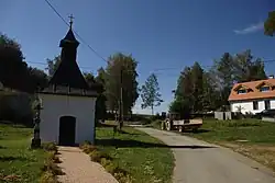 Náves ve Velké Černé