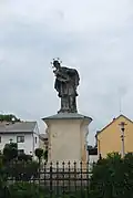 Velké Hoštice, Socha svatého Jana Nepomuckého.JPG