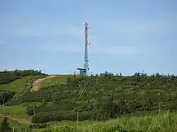 vysílač na vrcholu