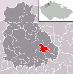 Velké Březno na mapě
