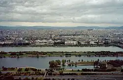 Dunaj ve Vídni.