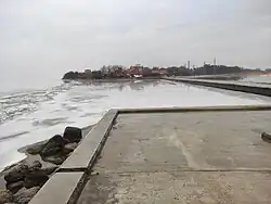 Molo v zimě