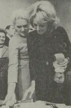 Vesna Vulovičová při své návštěvě v Československu na podzim 1972 (časopis Naše rodina)