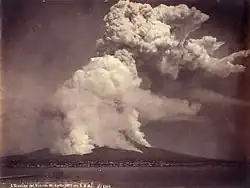Erupce Vesuvu 26. dubna 1872
