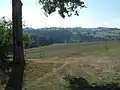 Pohled od kapličky do Posázaví