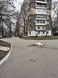 Oběť ruského útoku na Mariupol