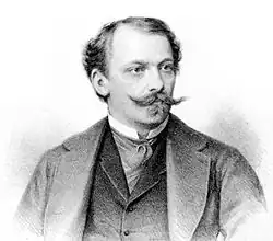 Viktor Tilgner, litografie Ad.Daufthage (1881)