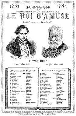 Plakát ke druhému uvedení hry ve Francii