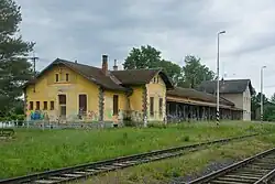Nádražní budova v roce 2024