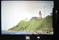 Obraz v hledáčku s objektivem 300 mm