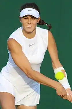 Vichljancevová ve Wimbledonu 2017