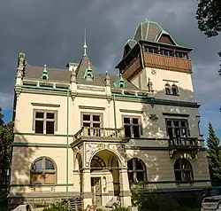 Dašice, Vosáhlova vila (1899–1901)