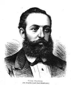 Vilém Tierhier r. 1878. Pro Světozor kreslil Josef Mukařovský, rytina Jan Jass. Z archivu ÚČL AV ČR.