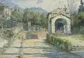 Villa a hostinec v Trieste, Friuli-Venezia Giulia, Itálie (1907), Di Rocco Wieler Private Collection, Toronto, Kanada