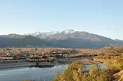 Canigou od přehrady Lac de Vinça