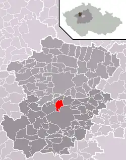 Vinařice na mapě