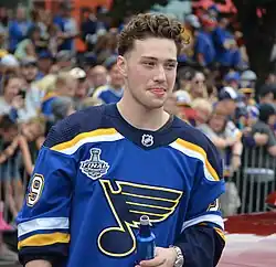 Dunn za tým St. Louis Blues v roce 2019