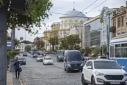 Ulice Soborna v centru města