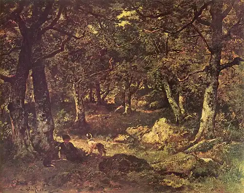V lese (1855), Louvre.