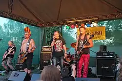 Visací zámek na festivalu Habrovka v Praze, 2014