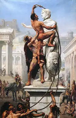 Vyplenění Říma barbary v roce 410, Joseph-Noël Sylvestre