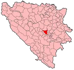 Visoko na mapě
