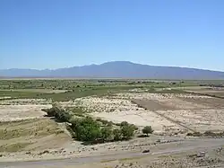 Pánev Bolsón de Mapimí, severní součást Mexické plošiny