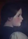 Vladimír Županský Mladá dívka z profilu (1890)