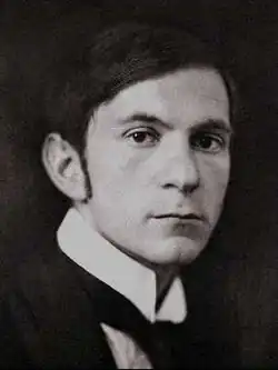 Vladimír Jindřich Bufka - autoportrét kolem r. 1910