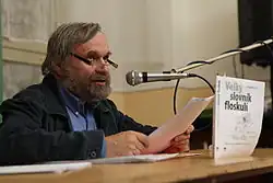 Vladinír Just při autorském čtení