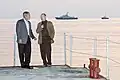 Prezident USA G. W. Bush a V. Putin v Soči (2008)