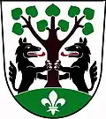 Znak obce Vlčkovice v Podkrkonoší
