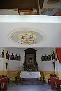 Interiér kaple