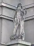 Alegorická socha Vltavy (Rooseveltova x U Zeměpisného ústavu)